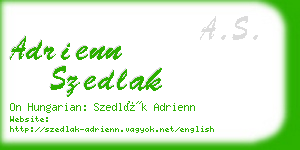 adrienn szedlak business card